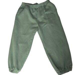 Comfrt Joggers Mens 3XL Sage Green  Fleece Sweatpants Athleisure Streetwear Warm
